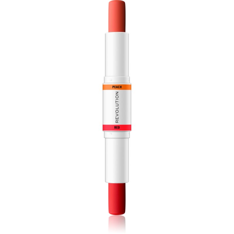 Makeup Revolution Colour Correcting korrektor ceruza egységesíti a bőrszín tónusait árnyalat Red & Peach 2x4