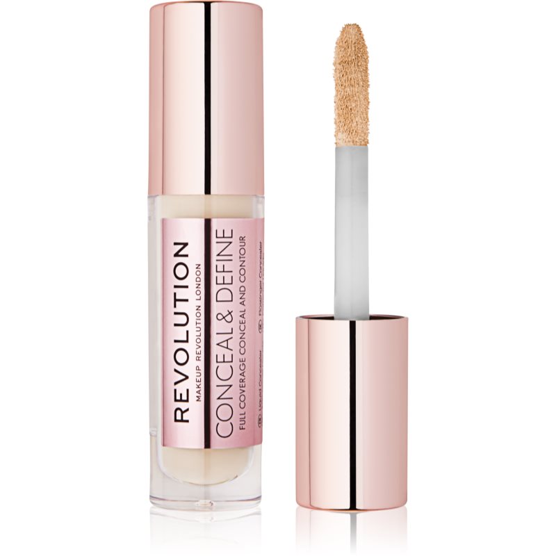 Makeup Revolution Conceal & Define folyékony korrektor árnyalat C1 4 g-Eredeti