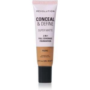 Makeup Revolution Conceal & Define mattító alapozó árnyalat F12.7NC 23 ml-ár