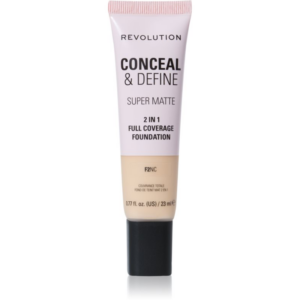 Makeup Revolution Conceal & Define mattító alapozó árnyalat F2NC 23 ml-ár