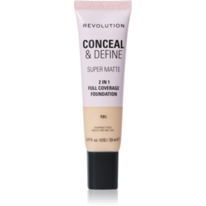 Makeup Revolution Conceal & Define mattító alapozó árnyalat F3N 23 ml-ár