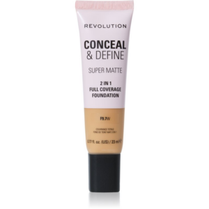 Makeup Revolution Conceal & Define mattító alapozó árnyalat F9.7W 23 ml-ár