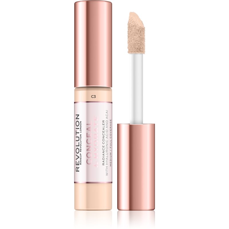 Makeup Revolution Conceal & Hydrate hidratáló korrektor árnyalat C3 13 g-Eredeti