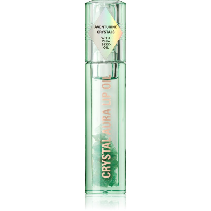 Makeup Revolution Crystal Aura ajak olaj a táplálásért és hidratálásért árnyalat Aventurine Cucumber 2