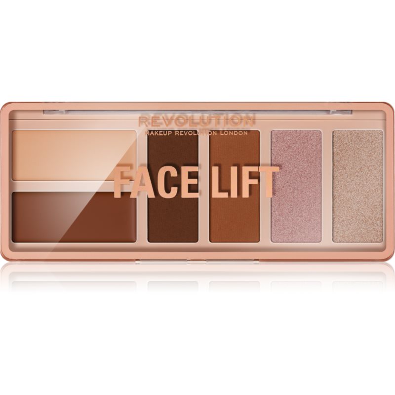 Makeup Revolution Face Lift arckontúr paletta árnyalat Light to Medium 6x1