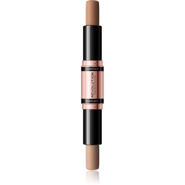 Makeup Revolution Fast Base dupla végű kontur ceruza árnyalat Fair 2x4