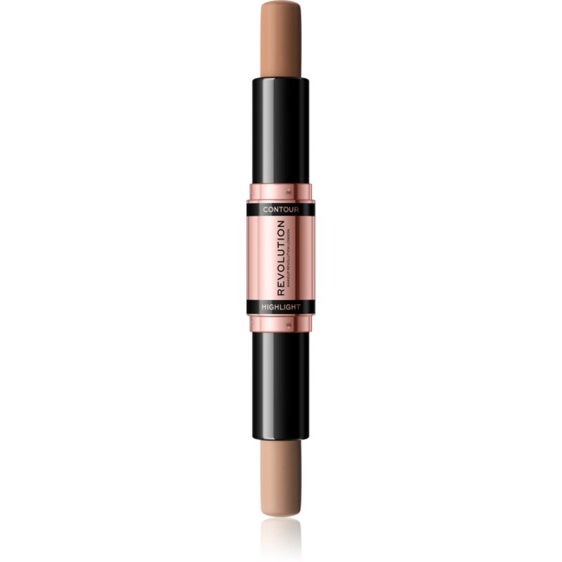 Makeup Revolution Fast Base dupla végű kontur ceruza árnyalat Fair 2x4