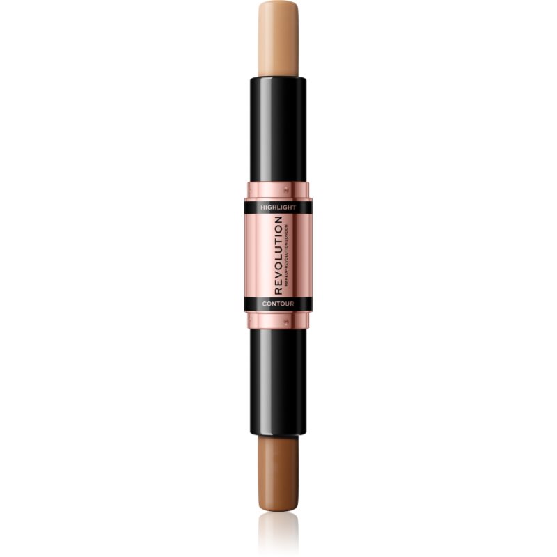 Makeup Revolution Fast Base dupla végű kontur ceruza árnyalat Medium 2x4