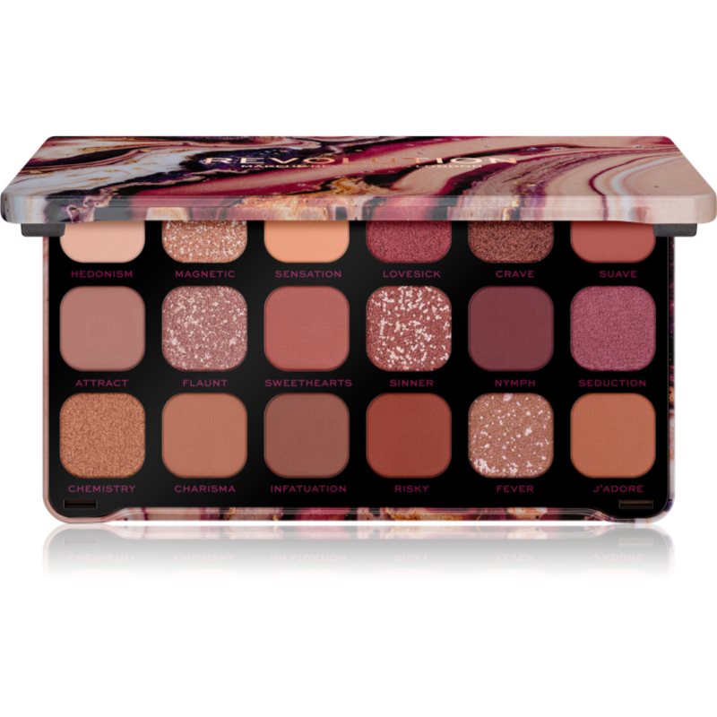 Makeup Revolution Forever Flawless szemhéjfesték paletta árnyalat 18 x 1.1 g-Eredeti