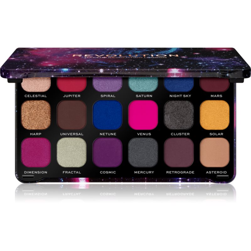 Makeup Revolution Forever Flawless szemhéjfesték paletta árnyalat Constellation 18 x 1.1 g-Eredeti