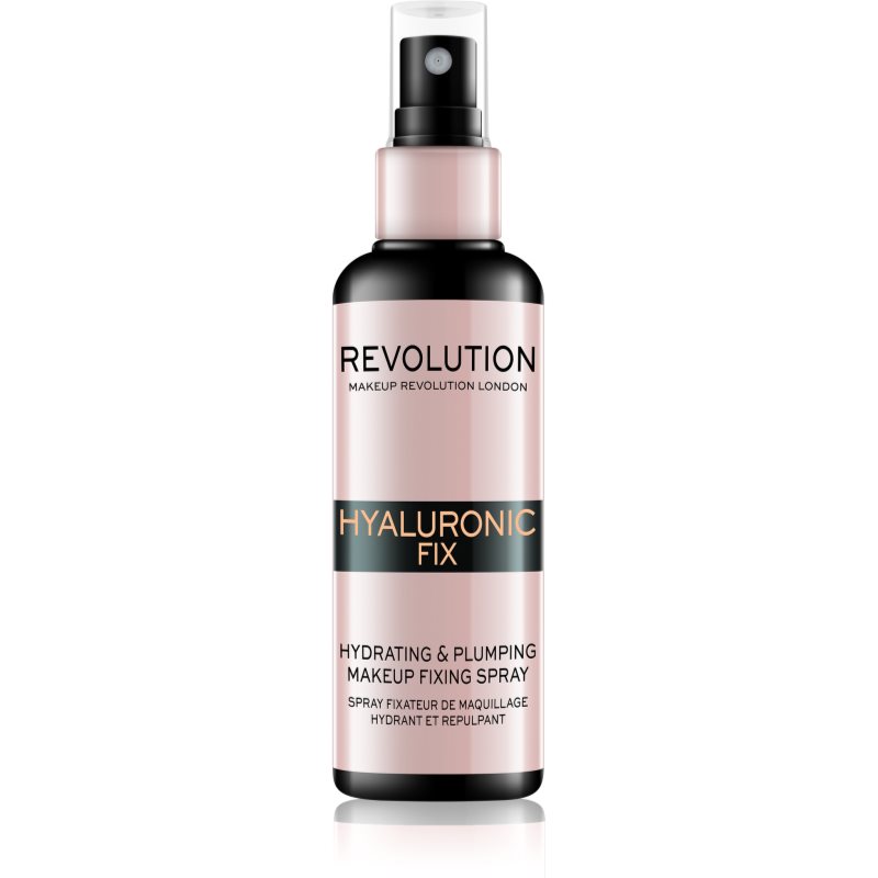 Makeup Revolution Hyaluronic Fix Hydrating & Plumping sminkfixáló spray hidratáló hatással 100 ml-Eredeti