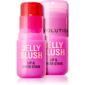 Makeup Revolution Jelly Blush pirosító stick az arcra és a szájra árnyalat Strawberry Pink 5.5 g