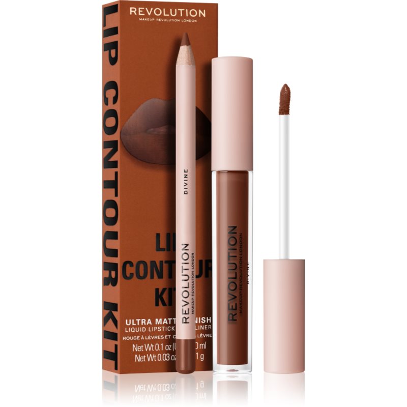 Makeup Revolution Lip Contour Kit ajakápoló készlet árnyalat D.-Ár
