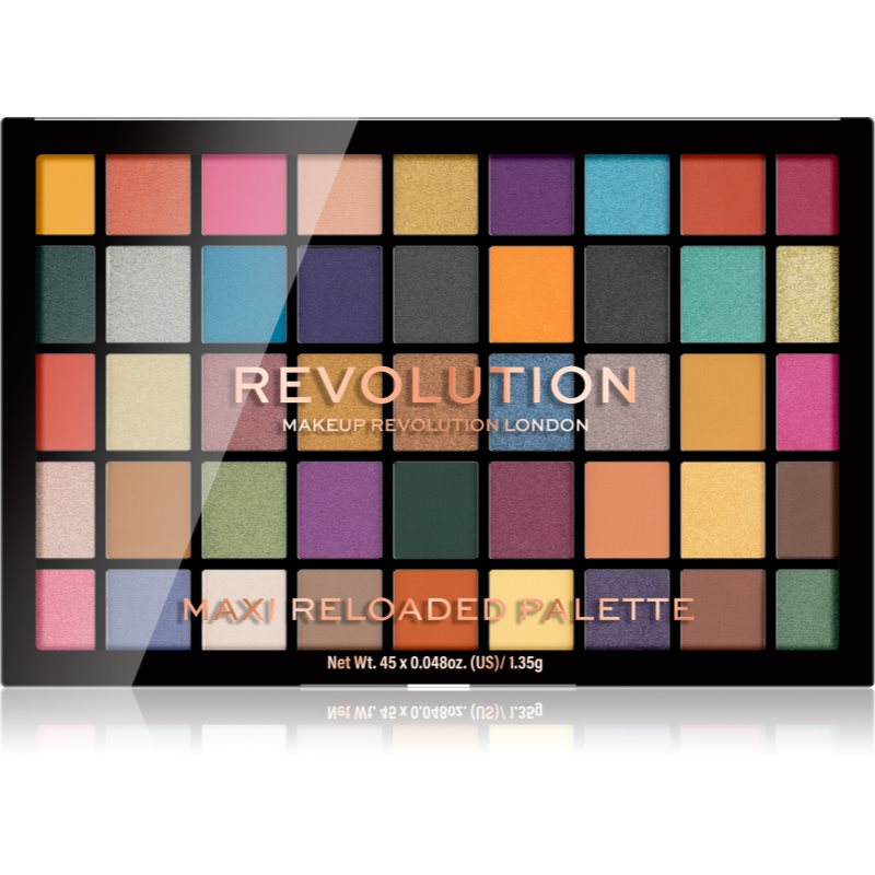 Makeup Revolution Maxi Reloaded Palette púderes szemhéjfesték paletta árnyalat Dream Big 45x1.35 g-Eredeti