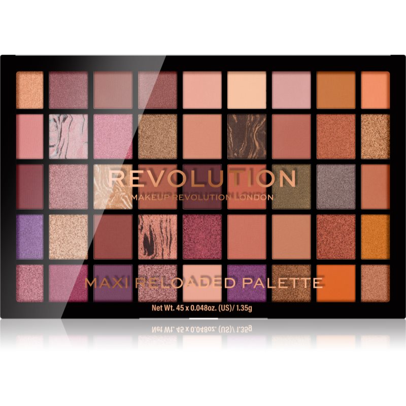 Makeup Revolution Maxi Reloaded Palette púderes szemhéjfesték paletta árnyalat Infinite Bronze 45x1.35 g-Ár