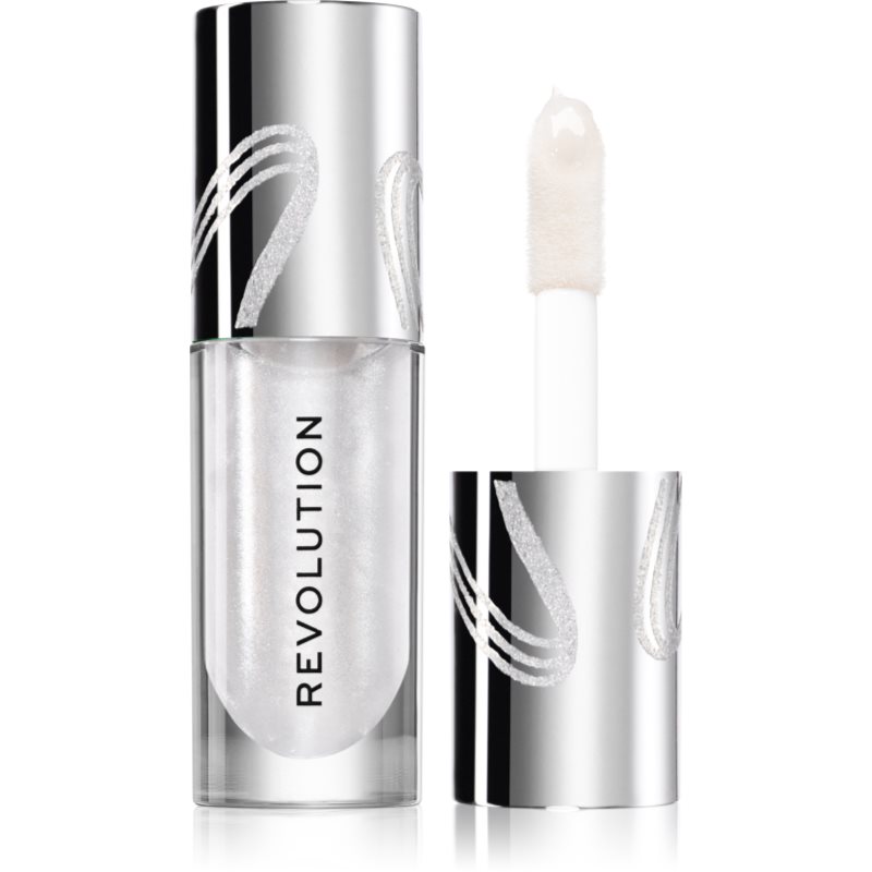 Makeup Revolution Metallic Muse Shimmer Bomb csillogó ajakfény árnyalat Frosted Muse 4.5 ml