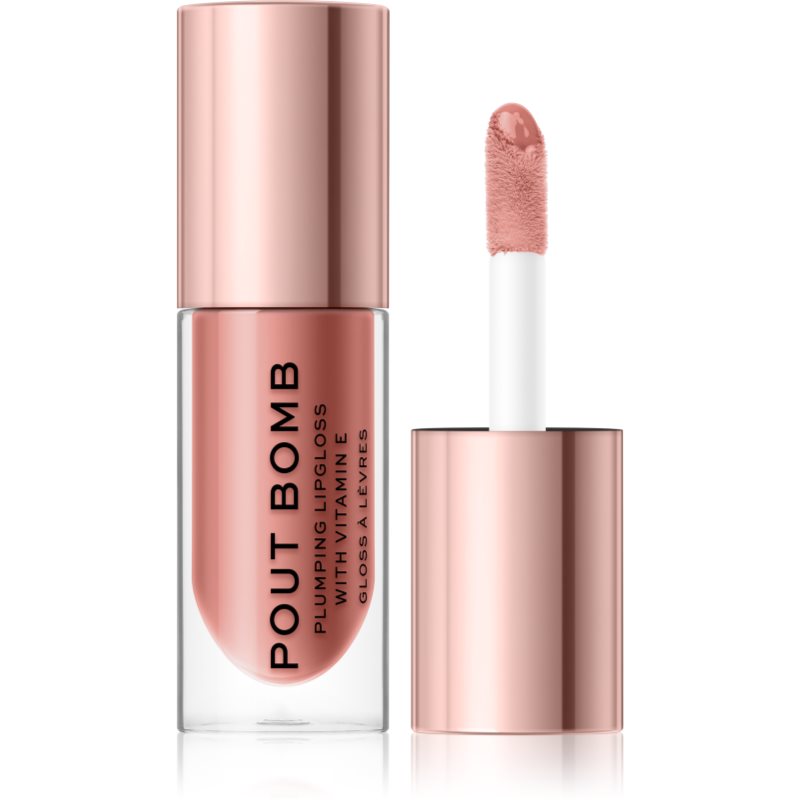 Makeup Revolution Pout Bomb dúsító ajakfény magasfényű árnyalat Doll 4.6 ml-Ár