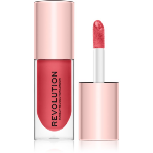 Makeup Revolution Pout Bomb dúsító ajakfény magasfényű árnyalat Peachy 4.6 ml-Eredeti