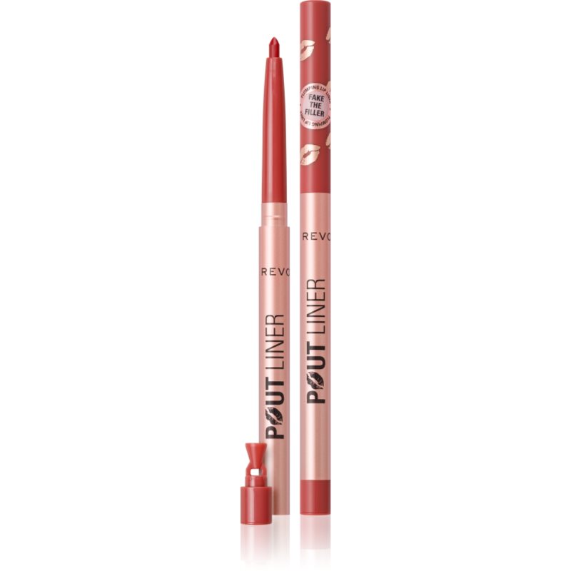 Makeup Revolution Pout Liner szájceruza dúsabb hatásért árnyalat Burnt Cherry Red 0.2 g
