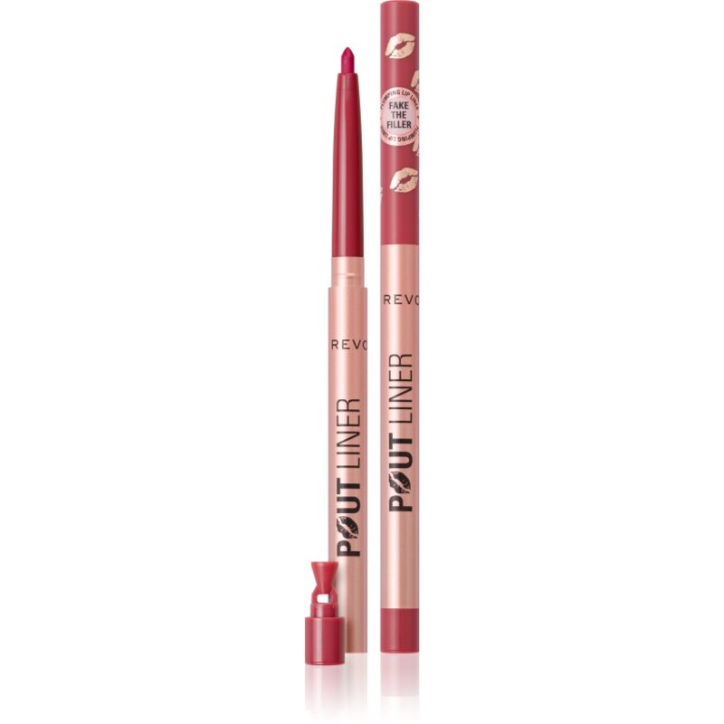 Makeup Revolution Pout Liner szájceruza dúsabb hatásért árnyalat Jelly Berry Mauve 0.2 g