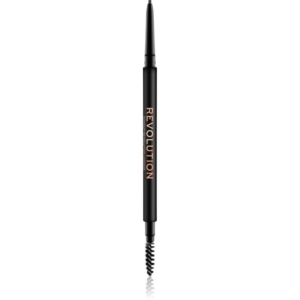 Makeup Revolution Precise Brow Pencil precíz szemöldökceruza kefével árnyalat Dark Brown 0.05 g-Eredeti