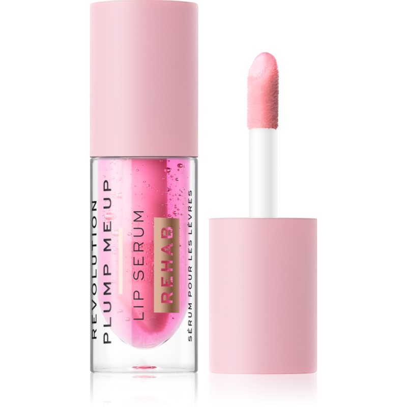 Makeup Revolution Rehab regeneráló szérum a telt ajkakért árnyalat Pink Glaze 4