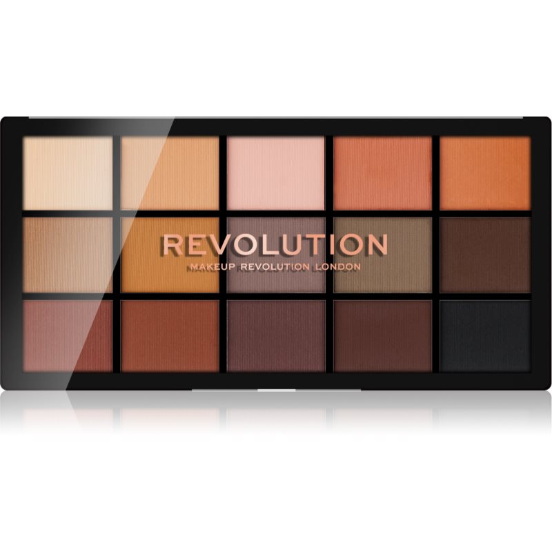 Makeup Revolution Reloaded szemhéjfesték paletta árnyalat Basic Mattes 15x1