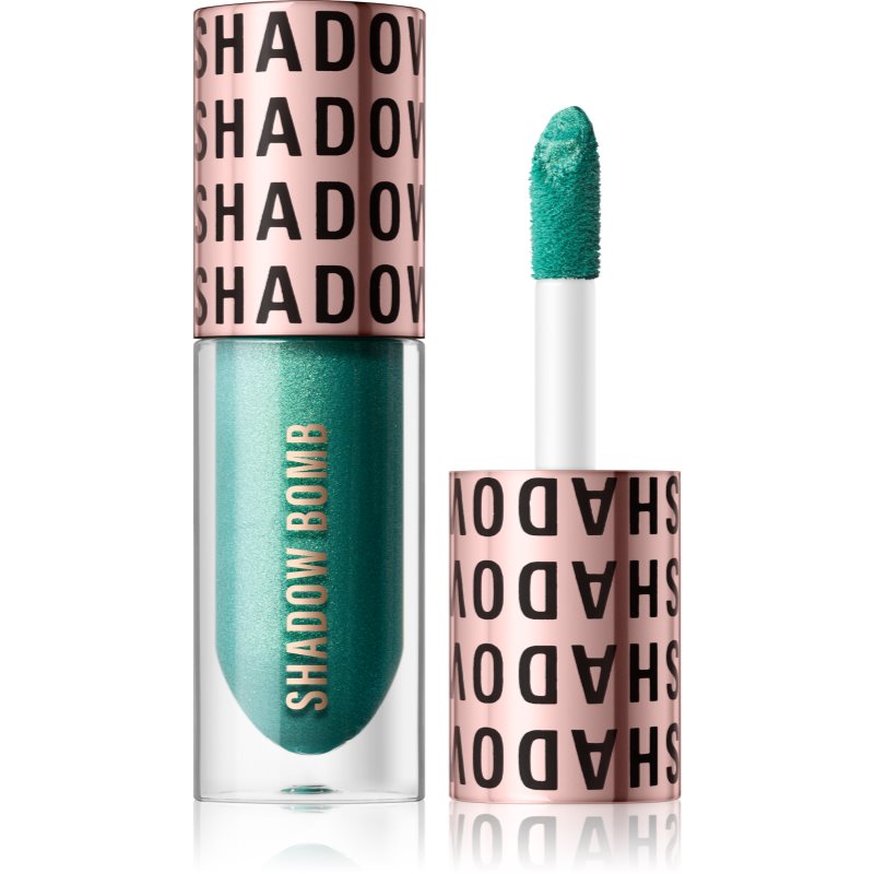 Makeup Revolution Shadow Bomb metálszínű szemhéjfesték árnyalat Obsessed Teal 4