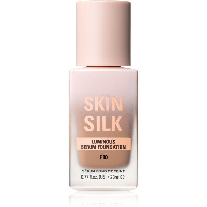 Makeup Revolution Skin Silk Serum Foundation könnyű alapozó világosító hatással árnyalat F10 23 ml-Ár