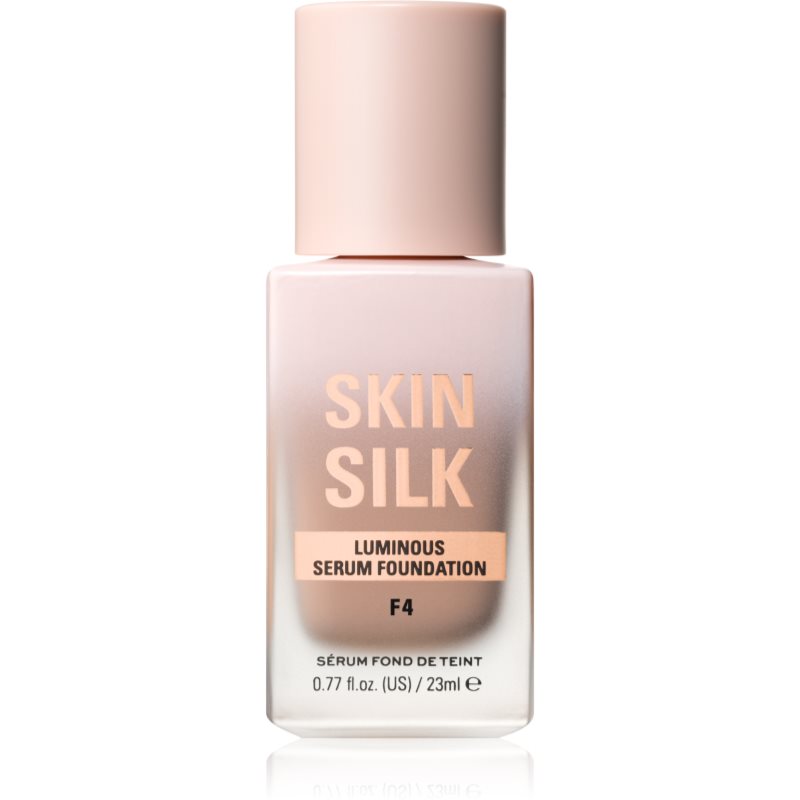 Makeup Revolution Skin Silk Serum Foundation könnyű alapozó világosító hatással árnyalat F4 23 ml-Ár