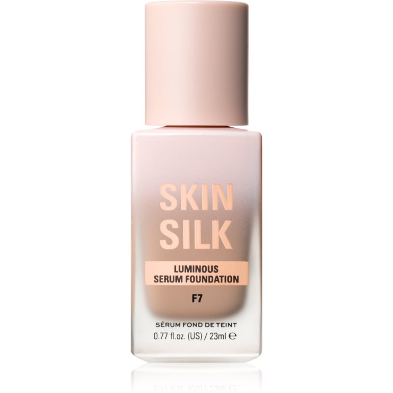 Makeup Revolution Skin Silk Serum Foundation könnyű alapozó világosító hatással árnyalat F7 23 ml-Ár