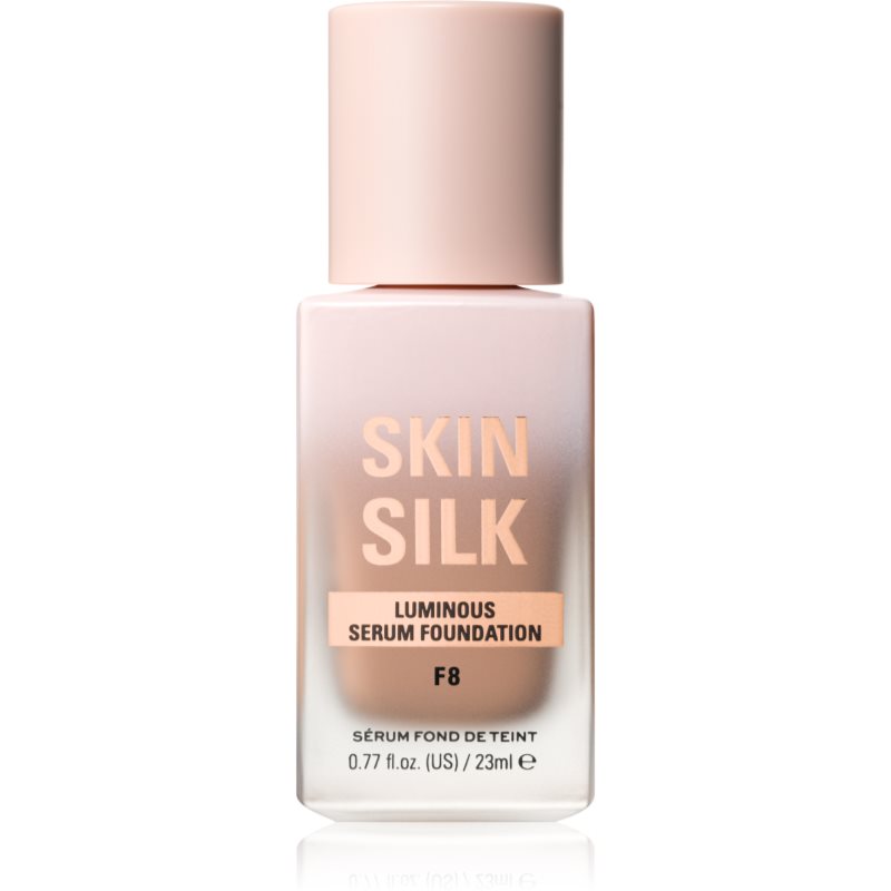 Makeup Revolution Skin Silk Serum Foundation könnyű alapozó világosító hatással árnyalat F8 23 ml-Ár