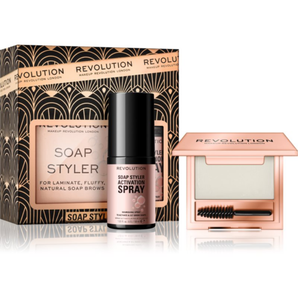 Makeup Revolution Soap Styler szemöldök szett ajándék kiadás árnyalat Transparent-Ár