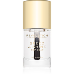 Makeup Revolution Speed & Shine gyorsan száradó körömlakk átlátszó 10 ml-Eredeti