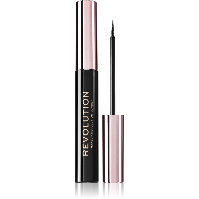 Makeup Revolution Super Flick szemhéjtus árnyalat Black 4.5 ml-Eredeti