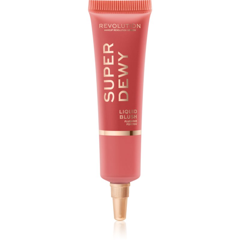 Makeup Revolution Superdewy folyékony arcpirosító árnyalat Flushing For You 15 ml-Ár
