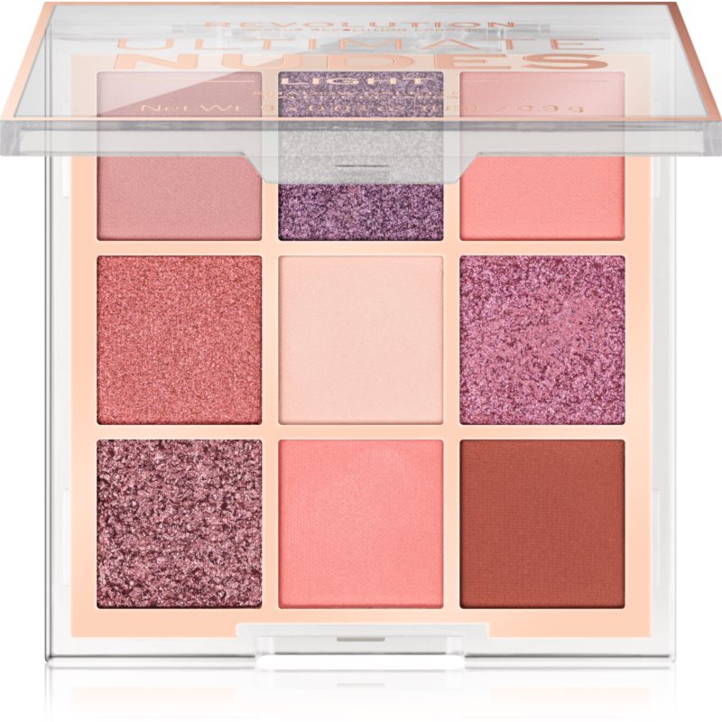 Makeup Revolution Ultimate Nudes szemhéjfesték paletta árnyalat Light 8 g-Ár