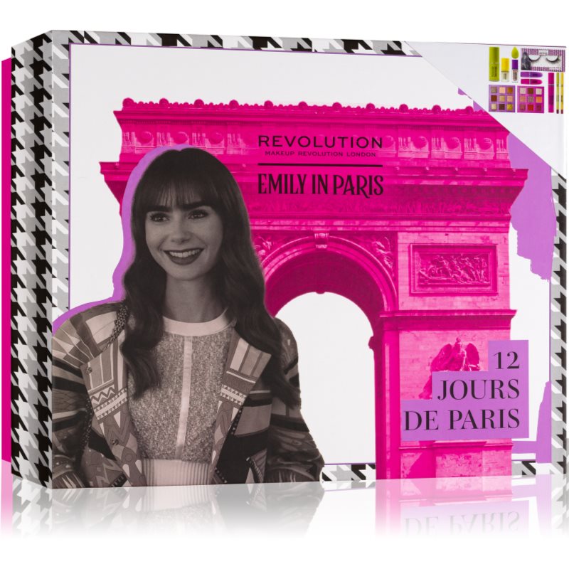 Makeup Revolution X Emily In Paris ádventi naptár 12 Days in Paris-Ár