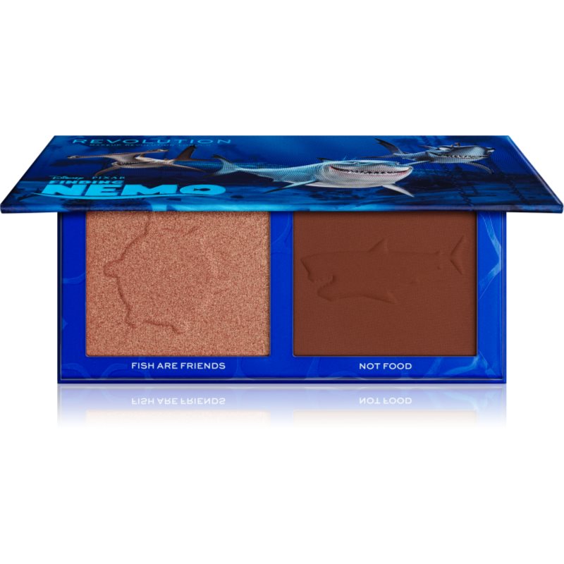 Makeup Revolution X Finding Nemo élénkítő és bronzosító paletta árnyalat Fish Are Friends 9 g-Ár