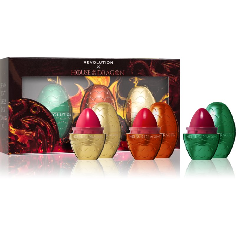 Makeup Revolution X House of Dragon Dragon Egg ajándékszett az arcra és a szájra 1 db