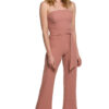 Makover női jumpsuit K045 Rózsa