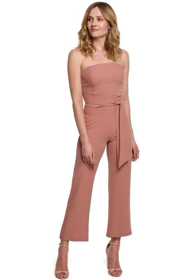 Makover női jumpsuit K045 Rózsa