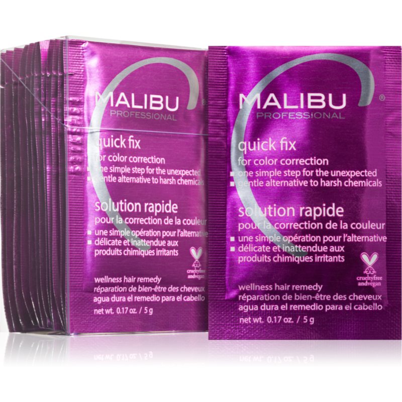 Malibu C Quick Fix regeneráló és tisztító kúra hajra 12x5 g-Ár
