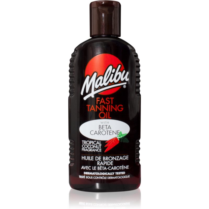 Malibu Fast Tanning Oil készítmény a napbarnítottság felgyorsítására és meghosszabbítására 200 ml-Ár
