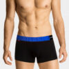 Man boxers ATLANTIC PREMIUM with mikromodal - black/blue