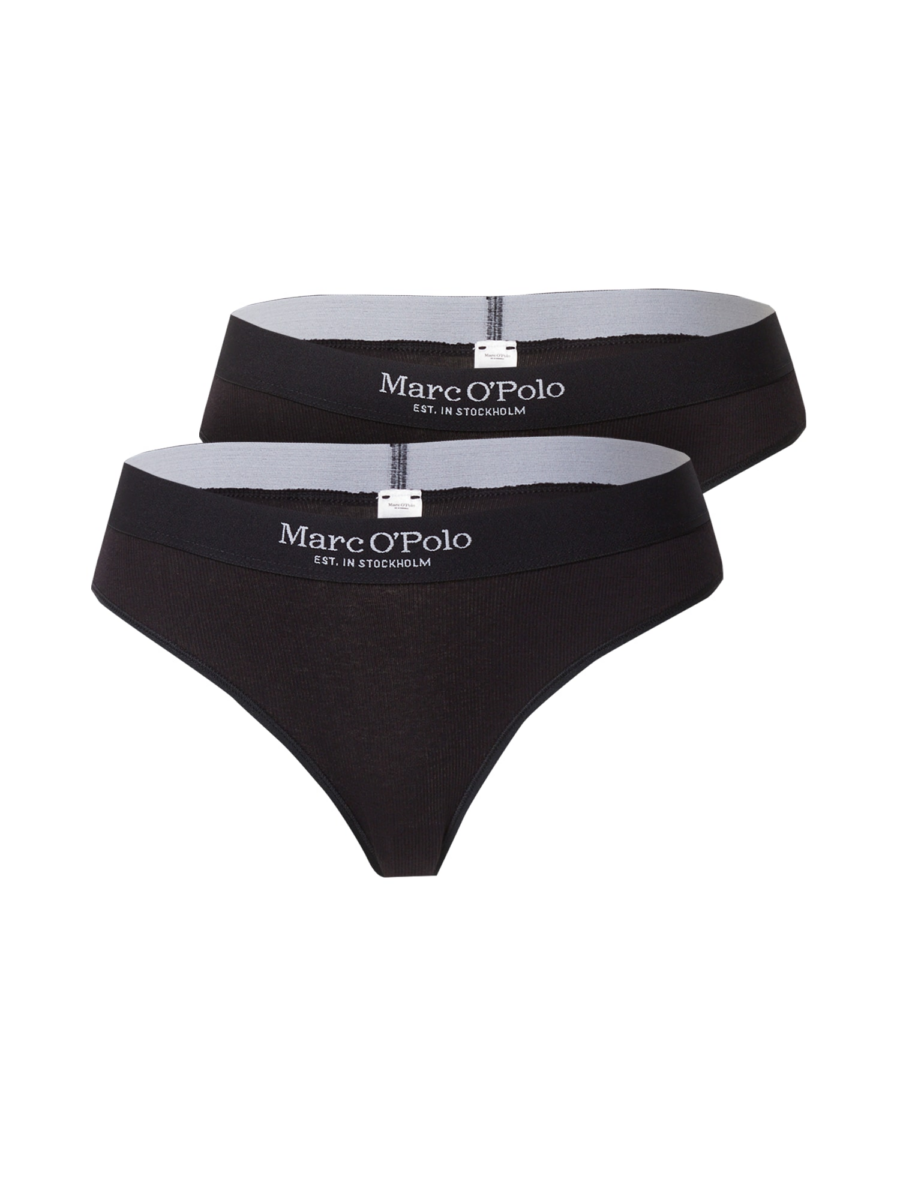 Marc O'Polo String bugyik 'Iconic'  fekete / piszkosfehér-Ár