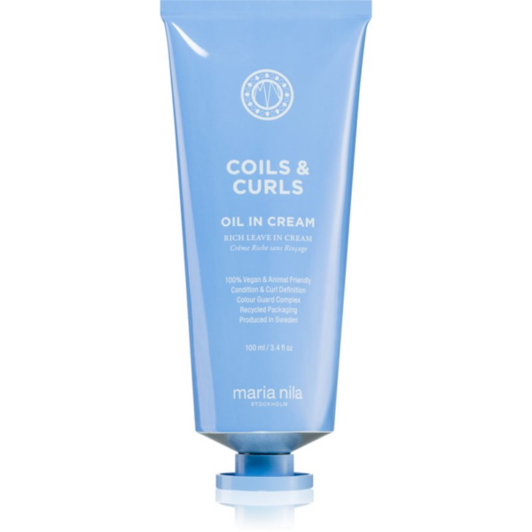 Maria Nila Coils & Curls Oil In Cream regeneráló krém a hullámos és göndör hajra 100 ml-Ár