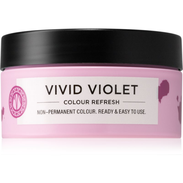 Maria Nila Colour Refresh Vivid Violet gyengéd tápláló maszk tartós színes pigmentekkel 4 – 10 alkalommal mosásálló 0.22 100 ml-Ár