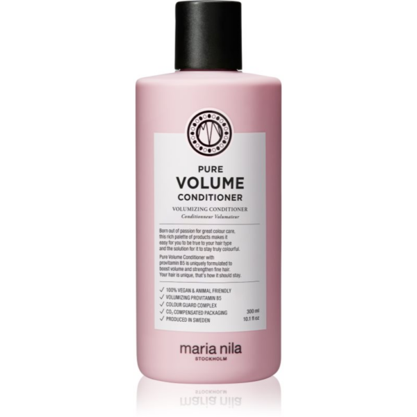 Maria Nila Pure Volume tömegnövelő kondicionáló gyenge szálú hajra hidratáló hatással szulfátmentes 300 ml-Ár