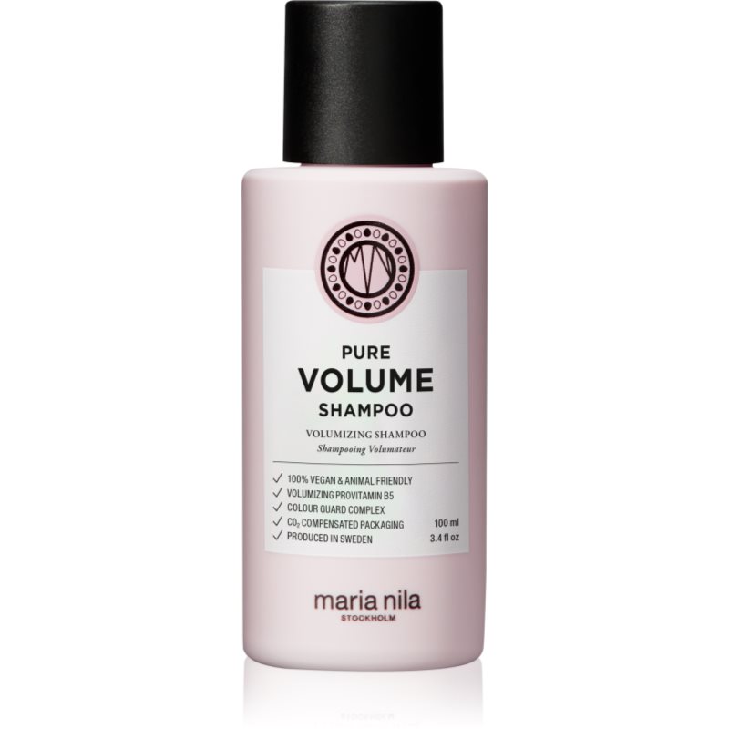 Maria Nila Pure Volume tömegnövelő sampon a selymes hajért szulfátmentes 100 ml-Ár
